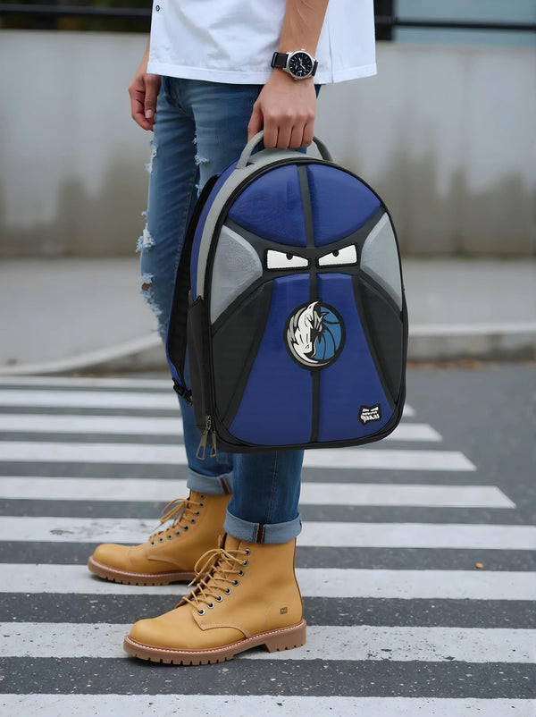 LUXURY LEATHER DALLAS MAVERICKS x THE ENEMY OFFICIAL NBA LAB TEAM BACKPACK