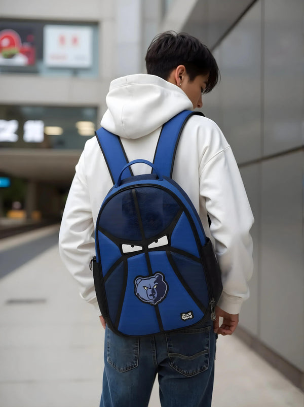 LUXURY LEATHER MEMPHIS GRIZZLIES x THE ENEMY OFFICIAL NBA LAB TEAM BACKPACK