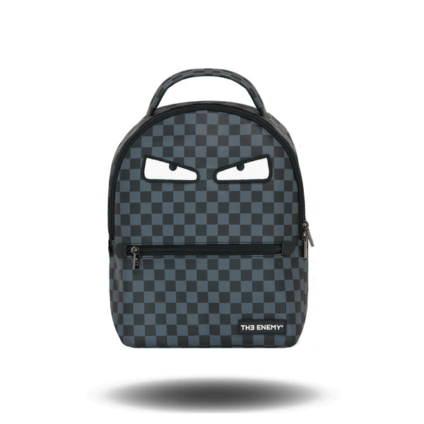 The Enemy Baddie Black/Grey Checkered Backpack