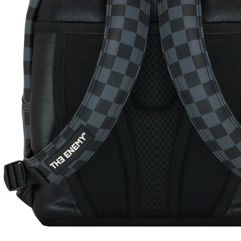 The Enemy Baddie Black/Grey Checkered Backpack