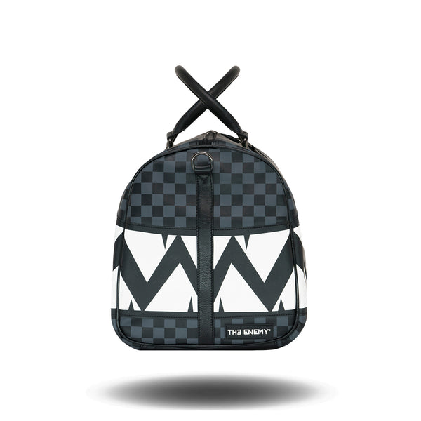 The Enemy Venom Black/Grey Checkered Duffle Bag