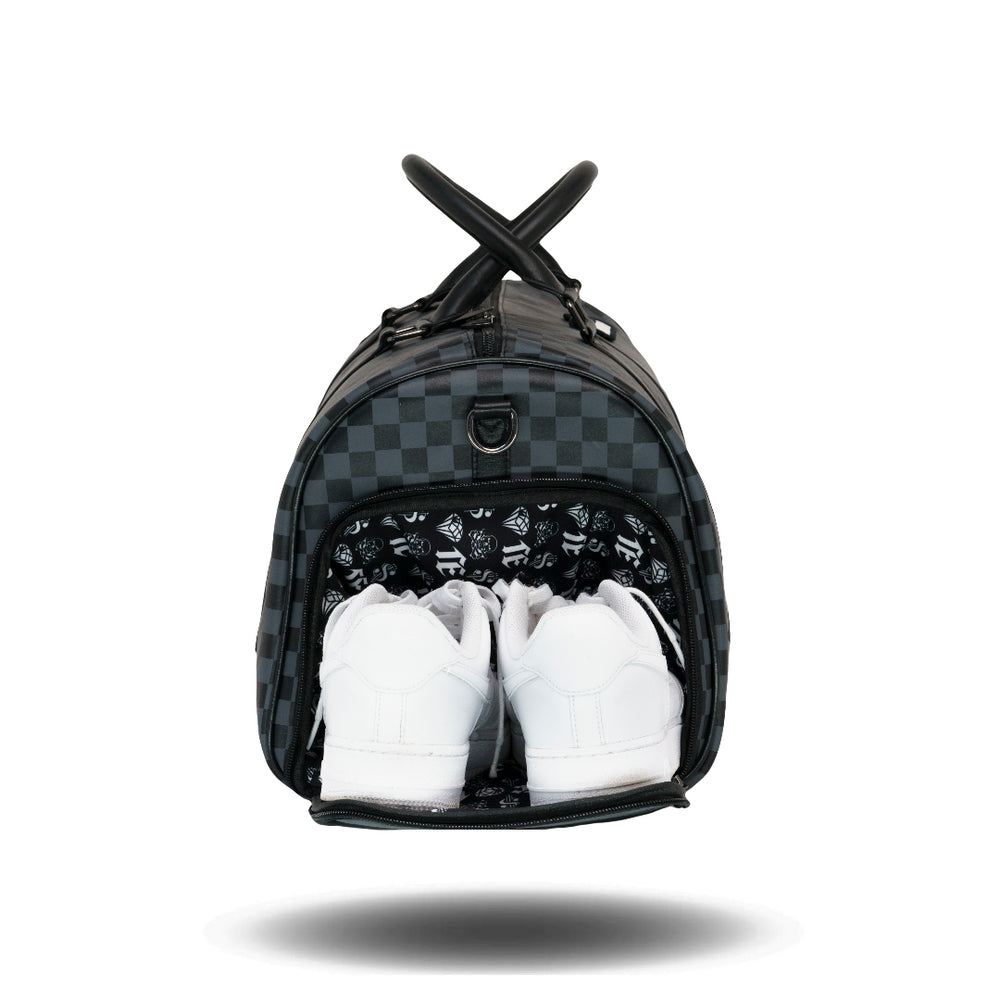 The Enemy Venom Black/Grey Checkered Duffle Bag – THE ENEMY
