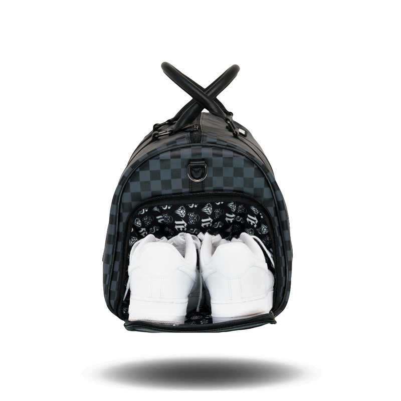 The Enemy Venom Black/Grey Checkered Duffle Bag