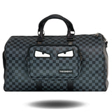 The Enemy Eyes Black/Grey Checkered Duffle Bag