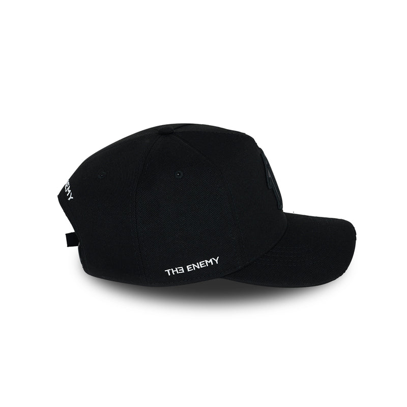 The Enemy TE Embroidered Black Cap