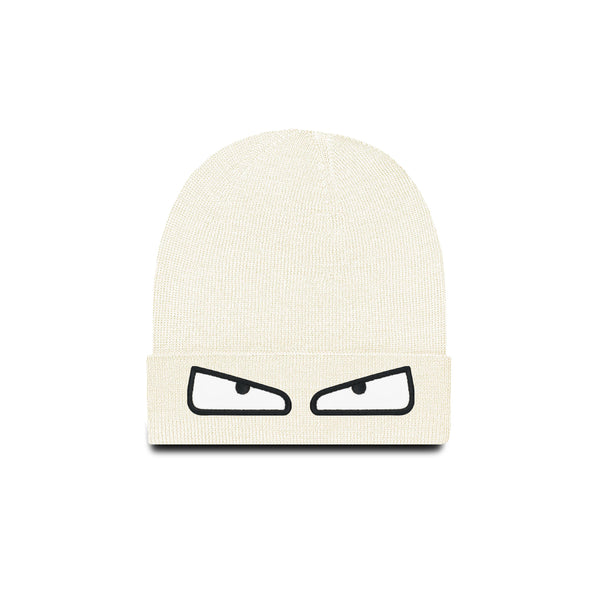 The Enemy Eyes Cream Beanie