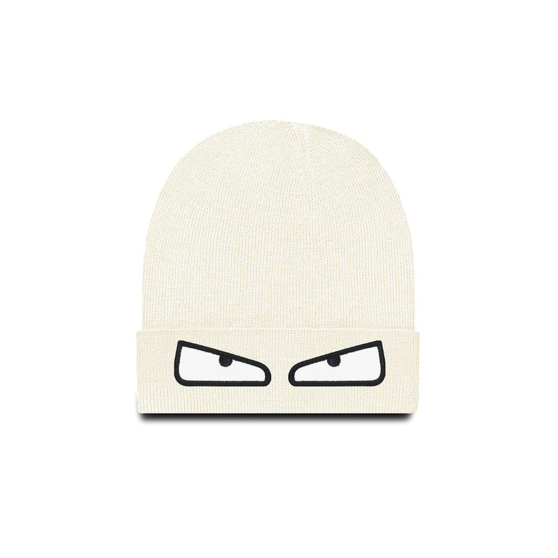 The Enemy Eyes Cream Beanie