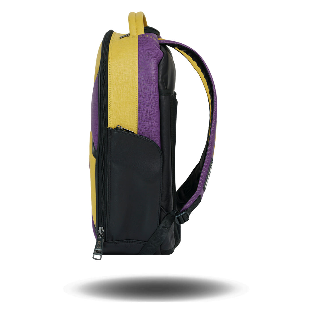 Nba Lab Backpack LUXURY LEATHER LA LAKERS x THE ENEMY OFFICIAL NBA LAB TEAM BACKPACK
