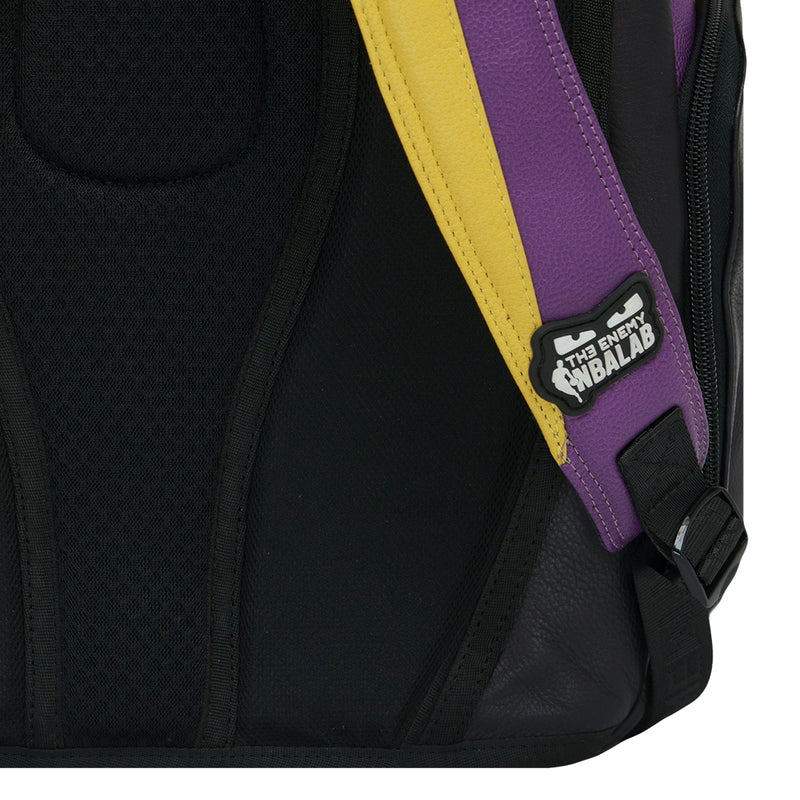 Nba Lab Backpack LUXURY LEATHER LA LAKERS x THE ENEMY OFFICIAL NBA LAB TEAM BACKPACK