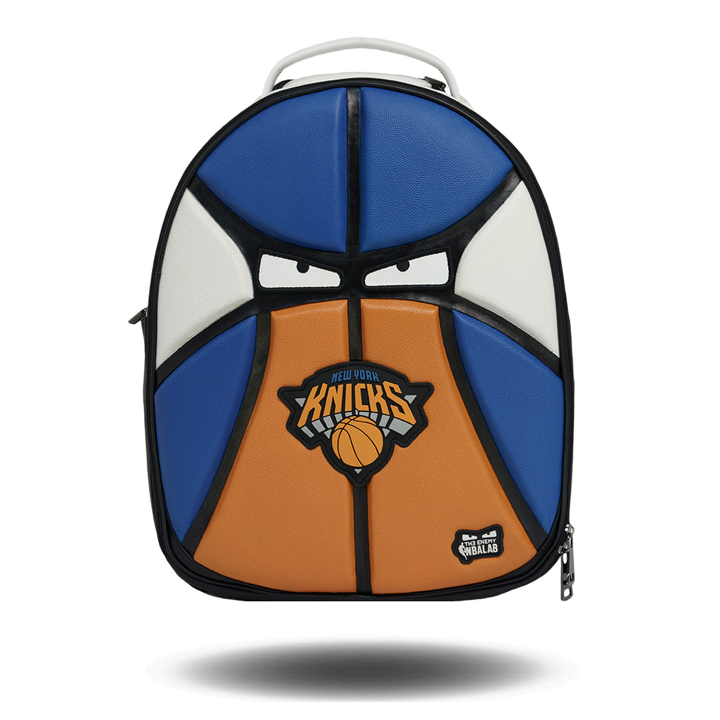 LUXURY LEATHER NEW YORK KNICKS x THE ENEMY OFFICIAL NBA LAB TEAM BACKP
