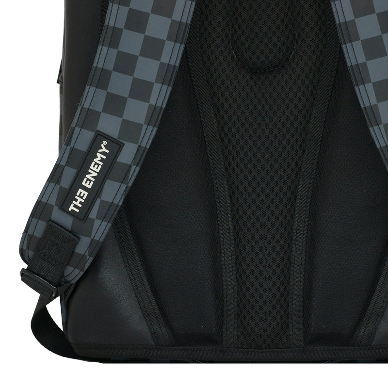 The Enemy Eyes Black/Grey Checkered Backpack