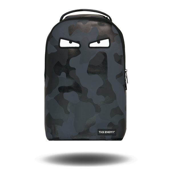 The Enemy Eyes Black Camo Backpack