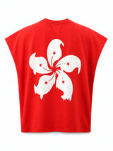 Red Starburst Short Sleeve