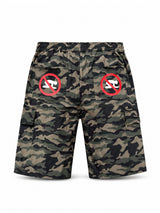 No Serfing Camo Cargo Shorts