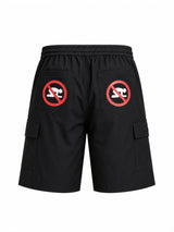 No Serfing Black Cargo Shorts