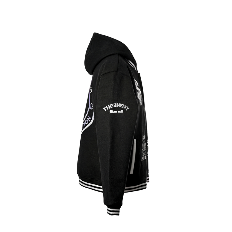 The Enemy BRISTOL Hooded Varsity Jacket