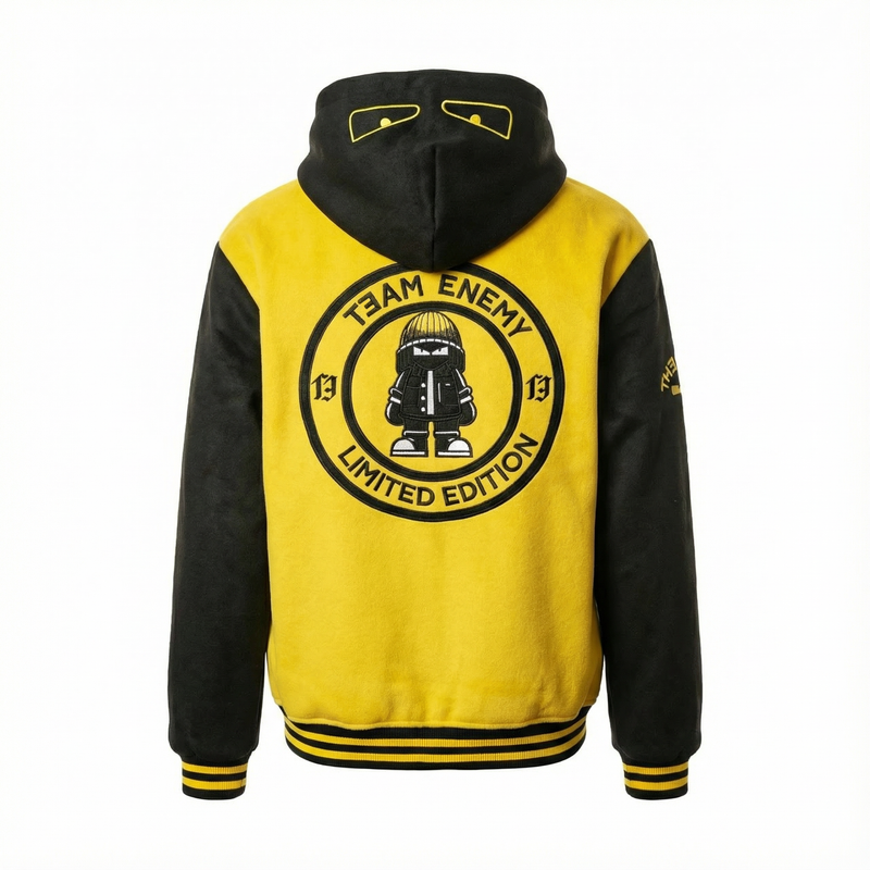The Enemy BRISTOL Hooded Varsity Jacket