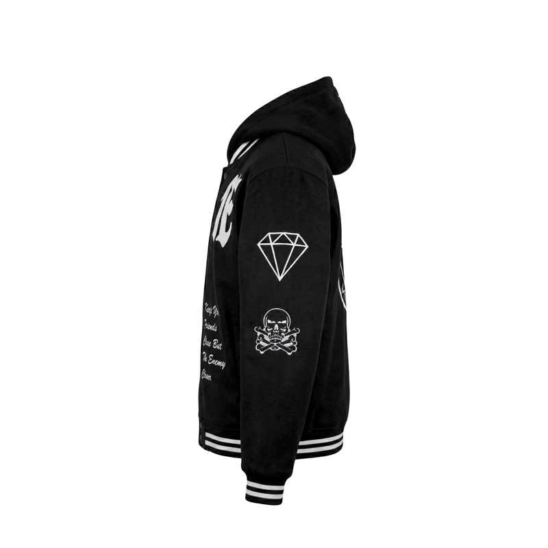 The Enemy BRISTOL Hooded Varsity Jacket